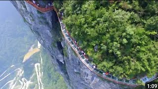 Tianmen Mountain fanna leh Glass Skywalk  Zhangjiajie  16052024 [upl. by Venn842]