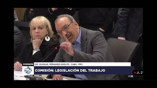 Intervención en la Comisión de Legislación del Trabajo 2082024 [upl. by Tema]