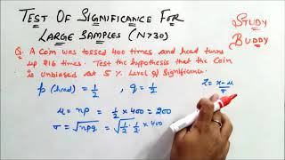 Test of significance  Large samples [upl. by Horbal]