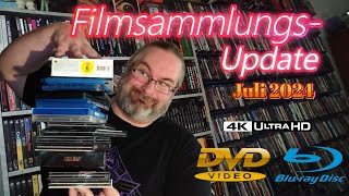 🆕 DIE NEUZUGÄNGE MEINER FILMSAMMLUNG Juli 2024  Sommerliches Update mit Mediabooks und anderem [upl. by Nytnerb]