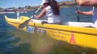 500 Meter Outrigger Canoe Sprint Race [upl. by Hilde802]