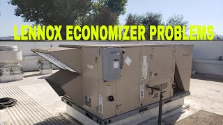 Lennox Package unit economizer [upl. by Newfeld]