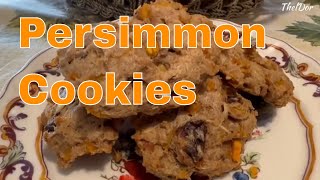 Persimmon Cookie Recipe Persimmon Recipes [upl. by Nallid]