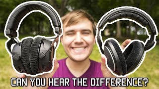 Open  Closed Back Headphones Audio Comparison [upl. by Osrit531]