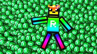 Minecraft but I Open a Store I have 1000000 Emeralds [upl. by Uos]