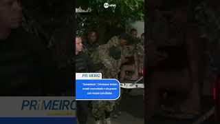 Bandidos tentam invadir comunidade e são presos com roupas camufladas [upl. by Cornela166]