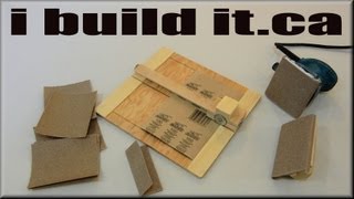 Easy To Make Sandpaper Cutter [upl. by Dickie33]