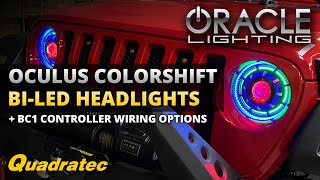 How to Wire the Oracle Oculus Colorshift Headlights with a BC1 RGB Controller [upl. by Kaasi]