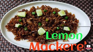 Lemon Mackerel Fish  Mackerel fish recipe  chinese mackerel dish recipe [upl. by Arres]