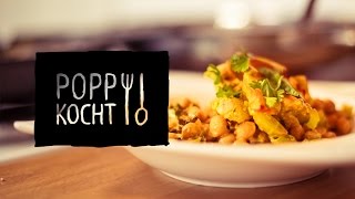 Popp kocht  Scharfes Hähnchen mit Kichererbsencurry [upl. by Zoe944]