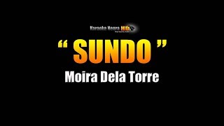 SUNDO  Moira Dela Torre Karaoke [upl. by Adena720]