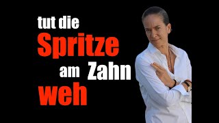 SPRITZE beim ZAHNARZT tut das WEH SCHMERZLOS betäubt [upl. by Hoashis]