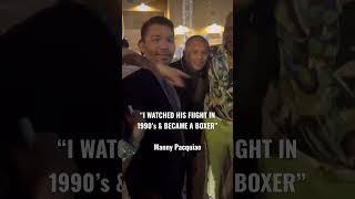 Manny Pacquiao TELLS Mike Tyson WHY HE BECAME A BOXER [upl. by Alyahsat477]