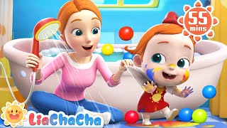 Its Bath Time🧼  Take a Bath Song  Good Habits Song  Kids Songs amp Nursery Rhymes  LiaChaCha [upl. by Adnilreh]