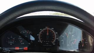 1994 Mercedes S500 W140 Is it quiet at 100 MPH [upl. by Esteban]