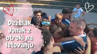 DEŽELAK JUNAK obiskal otroke na Debelem Rtiču ti pa so mu pripravili NEPOZABEN SPREJEM [upl. by Gebelein]