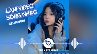 Cách Làm Video Sóng Nhạc Đĩa Quay NONSTOP Siêu Nhanh Trên Điện Thoại Nhanh Chóng [upl. by Joses]