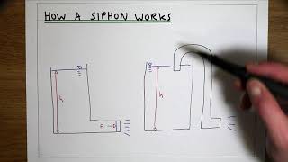 How a siphon syphon works [upl. by Aketahs]