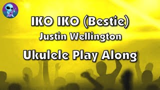 Iko Iko My Bestie Ukulele Play Along  Very Easy [upl. by Lilli]