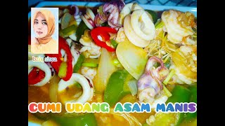 Resep CUMI UDANG ASAM MANIS semua bahan iris Praktis dan gampang banget [upl. by Antebi]