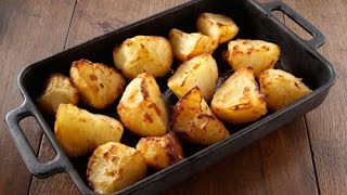 Beef Infused Roast Potatoes  One Pot Chef [upl. by Merrow]