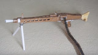 Cardboard MG42 Light Machine Gun [upl. by Lionello]