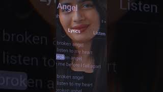 Broken Angel lyrics lyrics3dlyrics foryou highlight nusratjerindreamsync dreamsync fyp [upl. by Enomed939]