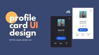 How to create Responsive Profile Card UI  HTML CSS JavaScript  heresthecode responsivewebsite [upl. by Lertsek]