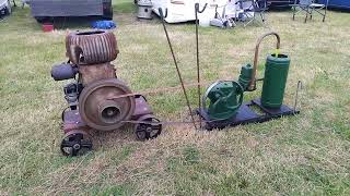 Stationary Engines at Hollowell Steam Rally 2024 [upl. by Shea]