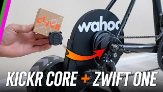 Wahoo KICKR CORE Zwift One Review  Virtual Shifting on a KICKR [upl. by Lladnarc407]