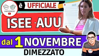 dal 1 novembre ➡ ISEE A RISCHIO con ASSEGNO UNICO DIMEZZATO ⚠️ STOP PAGAMENTO PIENO DSU DIFFORME [upl. by Innavoj]