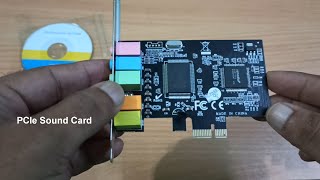 how install sound card windows 10  sound card settings PCIe  Boat Speaker [upl. by Rozanne]