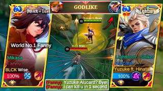 Yuzuke Meets BLCK Pro Player Fanny in Ranked Game 🤯 Lifesteal Vs Lightning Speed  Who Will Win🔥 [upl. by Belayneh646]