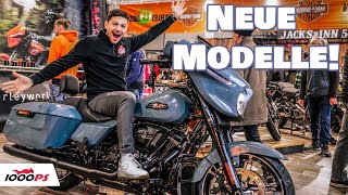 Premieren neuer Motorräder Motorradwelt Bodensee 2024 Messerundgang [upl. by Aissenav]