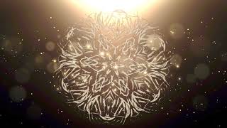 Twenty minute break Healing Frequencies of 825 HZ Mandala meditation on a Sparkly Snowflake [upl. by Iztim]