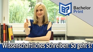 Wissenschaftliches Schreiben  Dos amp Donts [upl. by Aggie103]