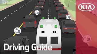 Yielding to Emergency Vehicles  Driving Guide  Kia [upl. by Enniotna]