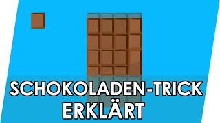 Schokoladen Trick Auflösung 🍫 Unendlich Schokolade  Geniale Fakten Tipps amp Tricks [upl. by Rhetta]