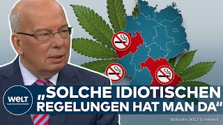 CANNABISLEGALISIERUNG quotIdiotische Regelungenquot Rainer Wendt kritisiert neues Gesetz scharf [upl. by Deehan771]