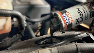 Prosty sposób na stuki w silniku Liqui Moly Oil additiv MoS2 Test [upl. by Trah]