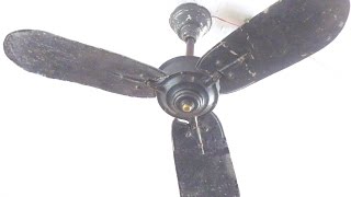 MARELLI Ceiling Fan AC 36quot Type quotCquot manufactured for ENGLISH ELECTRIC CO ITALY [upl. by Ydnyc]