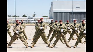 DESFILE MILITAR DAS FORÇAS ARMADAS NA CHEGADA DO PRESIDENTE ZELENSKY [upl. by Sherfield]