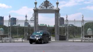 フランス オランド大統領 車列 迎賓館 出発 motorcade of President Hollande visiting Tokyo [upl. by Anaujat]