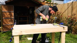 How To Build a Simple Cheap Work Bench [upl. by Anigar]