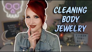 How to CLEAN and CARE for Body Jewelry [upl. by Mighell]