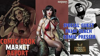 COMIC BOOK MARKET REPORT  PALM BEACH COMIC PRESSER [upl. by Samuel]