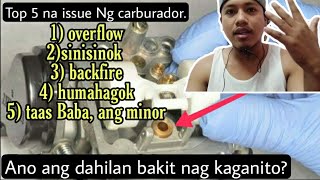 Top 5 na problema SA carburador Na pwede mong maranasan [upl. by Jahncke]