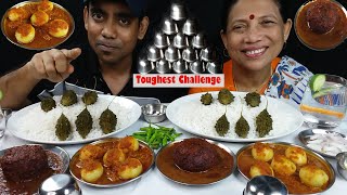 Toughest Eating Challenge Ever Food Eating Show Mom Vs Son [upl. by Ahsinnek]