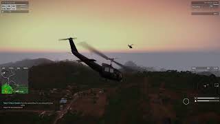 Huey formation flying to hot LZ [upl. by Eb]