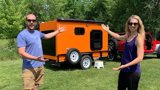 Finished Squaredrop not Teardrop Camper Pod [upl. by Naillil870]